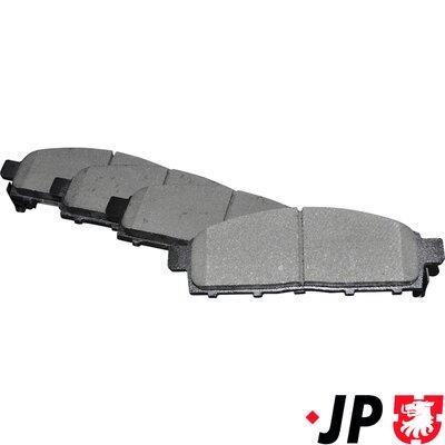 Jeu de 4 plaquettes de frein JP GROUP a/s ref. 3963600210