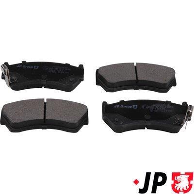 Jeu de 4 plaquettes de frein JP GROUP a/s ref. 4063604610