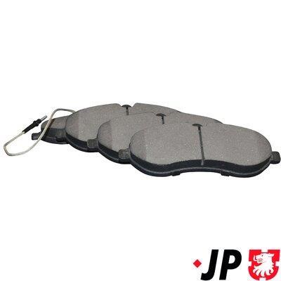 Jeu de 4 plaquettes de frein JP GROUP a/s ref. 4163602610