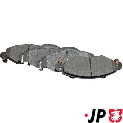 Jeu de 4 plaquettes de frein JP GROUP a/s 4863600910