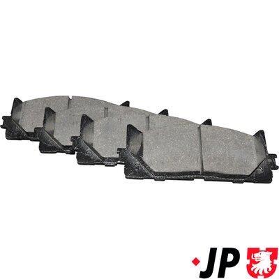 Jeu de 4 plaquettes de frein JP GROUP a/s ref. 4863603210