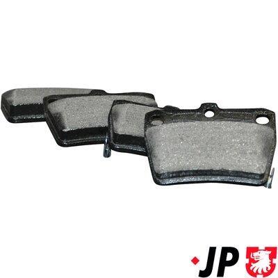 Jeu de 4 plaquettes de frein JP GROUP a/s ref. 4863701210
