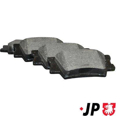 Jeu de 4 plaquettes de frein JP GROUP a/s ref. 4863701810