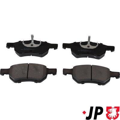 Jeu de 4 plaquettes de frein JP GROUP a/s ref. 5063600710