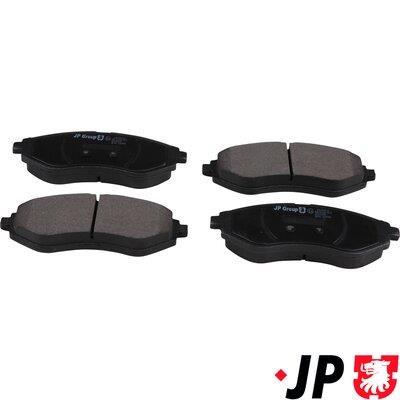 Jeu de 4 plaquettes de frein JP GROUP a/s ref. 6363603210