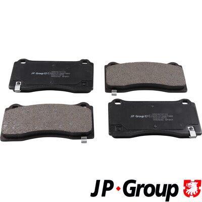 Jeu de 4 plaquettes de frein JP GROUP a/s ref. 6563610110
