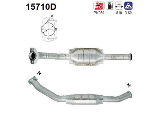 Catalyseur (Pot catalytique) AS 15710D