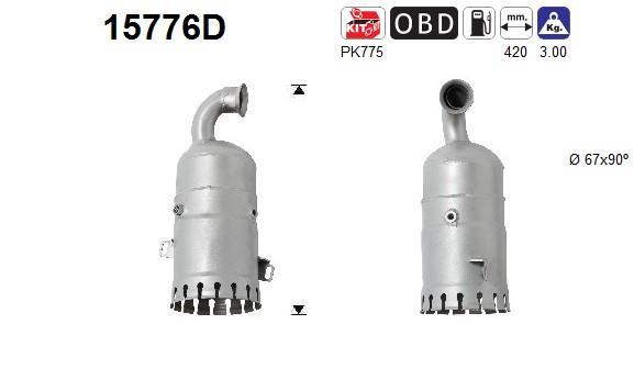 Catalyseur (Pot catalytique) AS ref. 15776D