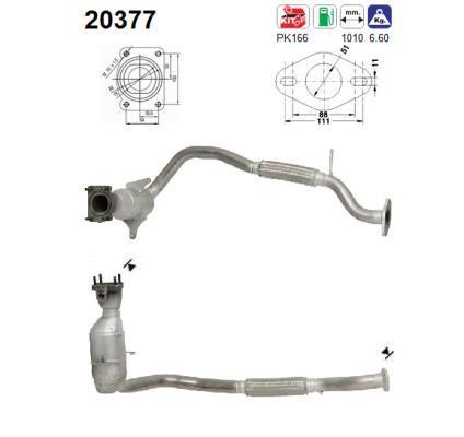 Catalyseur (Pot catalytique) AS ref. 20377
