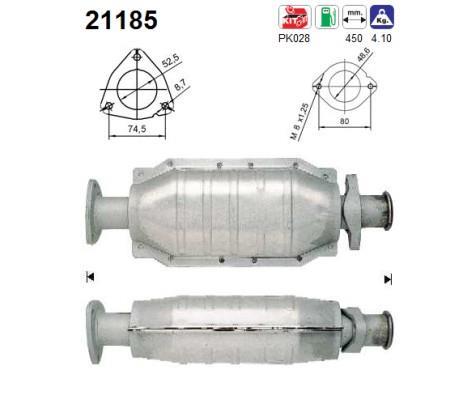 Catalyseur (Pot catalytique) AS 21185