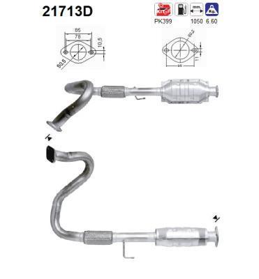 Catalyseur (Pot catalytique) AS ref. 21713D