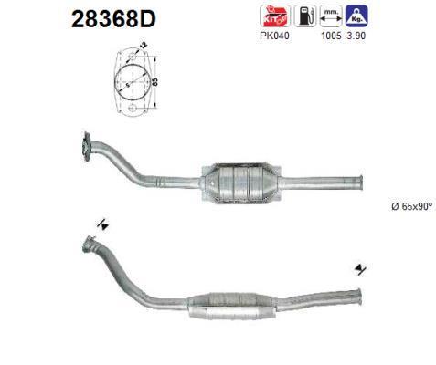 Catalyseur (Pot catalytique) AS 28368D