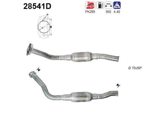 Catalyseur (Pot catalytique) AS ref. 28541D