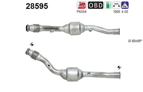 Catalyseur (Pot catalytique) AS ref. 28595