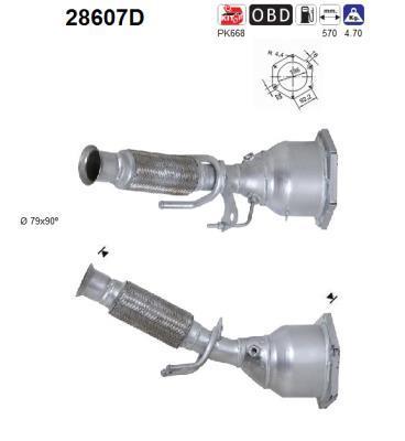Catalyseur (Pot catalytique) AS ref. 28607D
