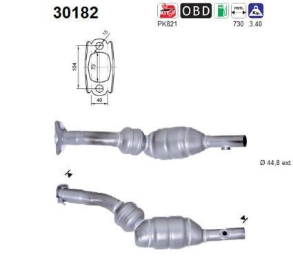 Catalyseur (Pot catalytique) AS 30182