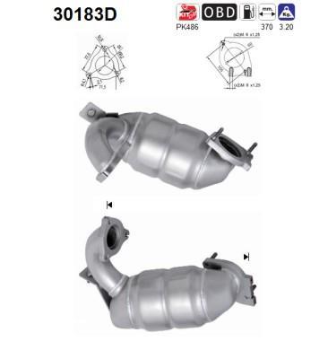Catalyseur (Pot catalytique) AS 30183D