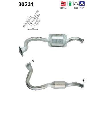 Catalyseur (Pot catalytique) AS 30231