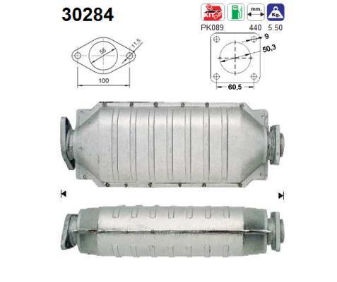 Catalyseur (Pot catalytique) AS ref. 30284