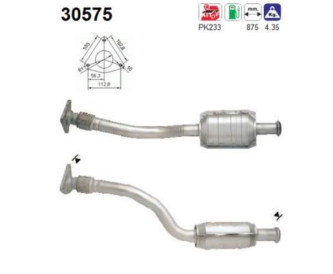 Catalyseur (Pot catalytique) AS 30575
