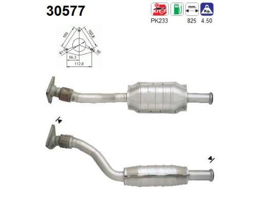 Catalyseur (Pot catalytique) AS ref. 30577