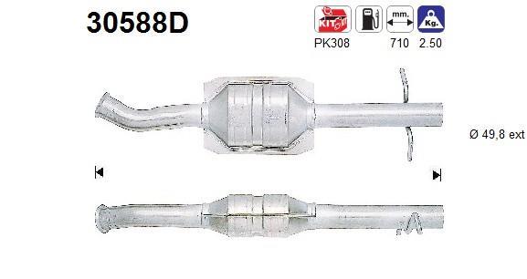 Catalyseur (Pot catalytique) AS 30588D