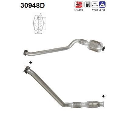 Catalyseur (Pot catalytique) AS ref. 30948D