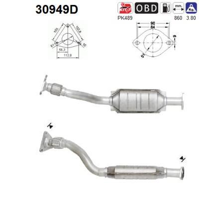 Catalyseur (Pot catalytique) AS 30949D