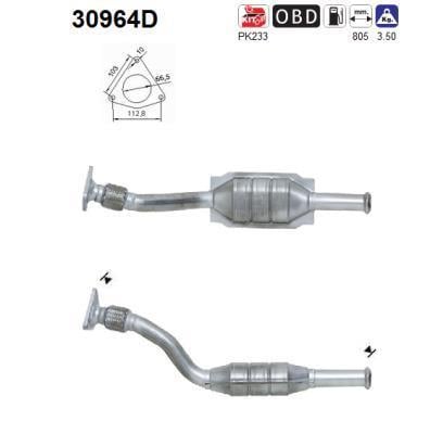 Catalyseur (Pot catalytique) AS ref. 30964D