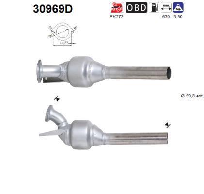 Catalyseur (Pot catalytique) AS 30969D