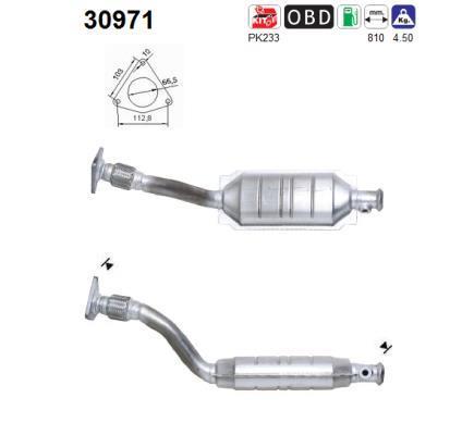 Catalyseur (Pot catalytique) AS ref. 30971