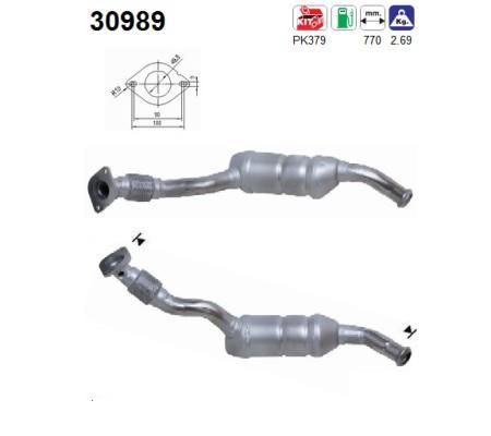 Catalyseur (Pot catalytique) AS ref. 30989