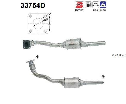 Catalyseur (Pot catalytique) AS 33754D