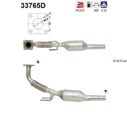 Catalyseur (Pot catalytique) AS 33765D