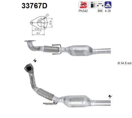 Catalyseur (Pot catalytique) AS 33767D