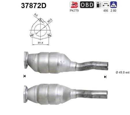 Catalyseur (Pot catalytique) AS ref. 37872D
