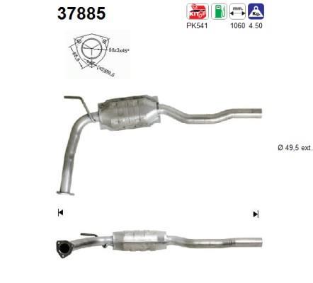 Catalyseur (Pot catalytique) AS ref. 37885