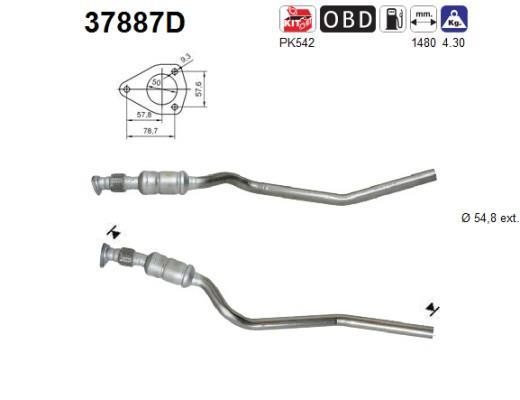 Catalyseur (Pot catalytique) AS 37887D
