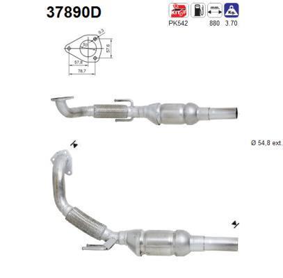 Catalyseur (Pot catalytique) AS ref. 37890D