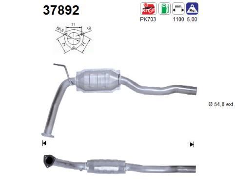 Catalyseur (Pot catalytique) AS 37892