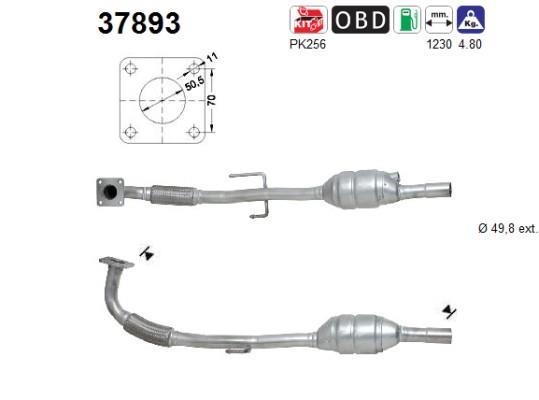 Catalyseur (Pot catalytique) AS ref. 37893