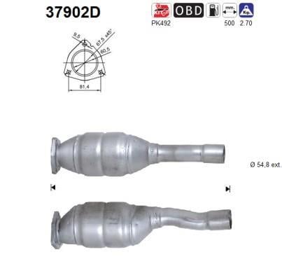 Catalyseur (Pot catalytique) AS ref. 37902D