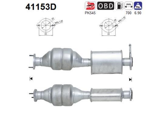 Catalyseur (Pot catalytique) AS 41153D