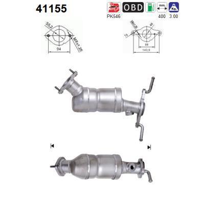 Catalyseur (Pot catalytique) AS ref. 41155