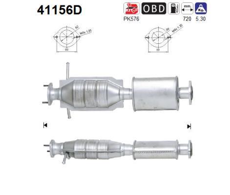 Catalyseur (Pot catalytique) AS ref. 41156D