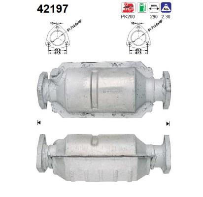 Catalyseur (Pot catalytique) AS ref. 42197