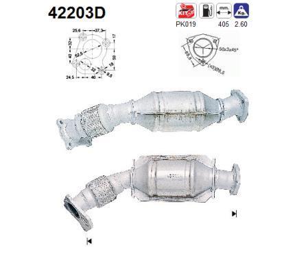 Catalyseur (Pot catalytique) AS 42203D