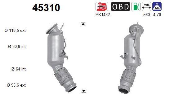 Catalisador AS ref. 45310