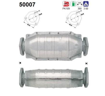 Catalyseur (Pot catalytique) AS ref. 50007