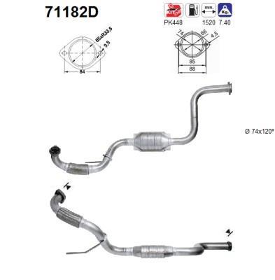 Catalyseur (Pot catalytique) AS 71182D
